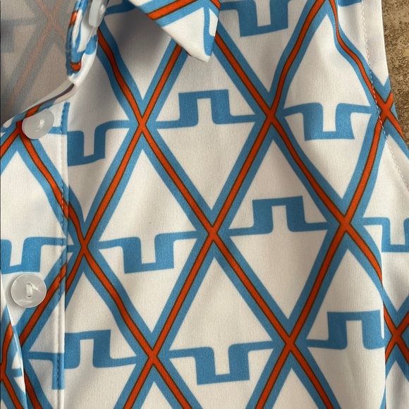 J. Lindeberg Geometric Pattern Sleeveless Top and Skirt M - Picture 6 of 13